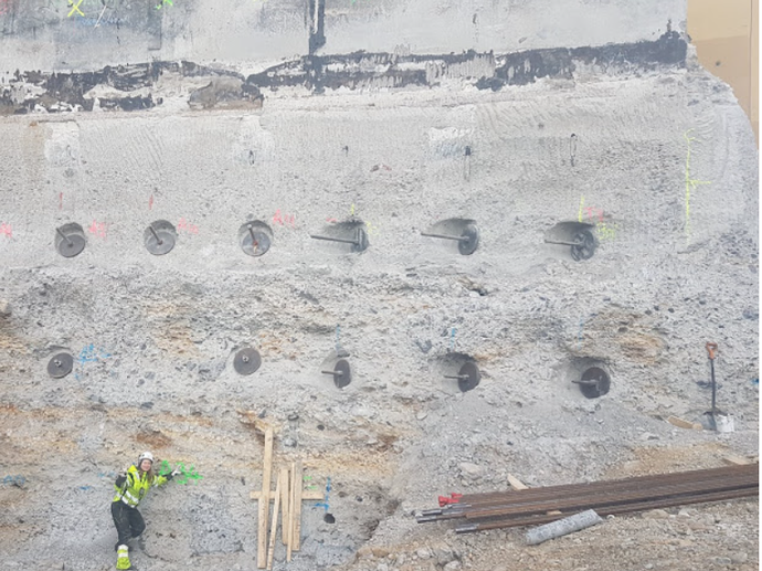 Female Keller project manager on site